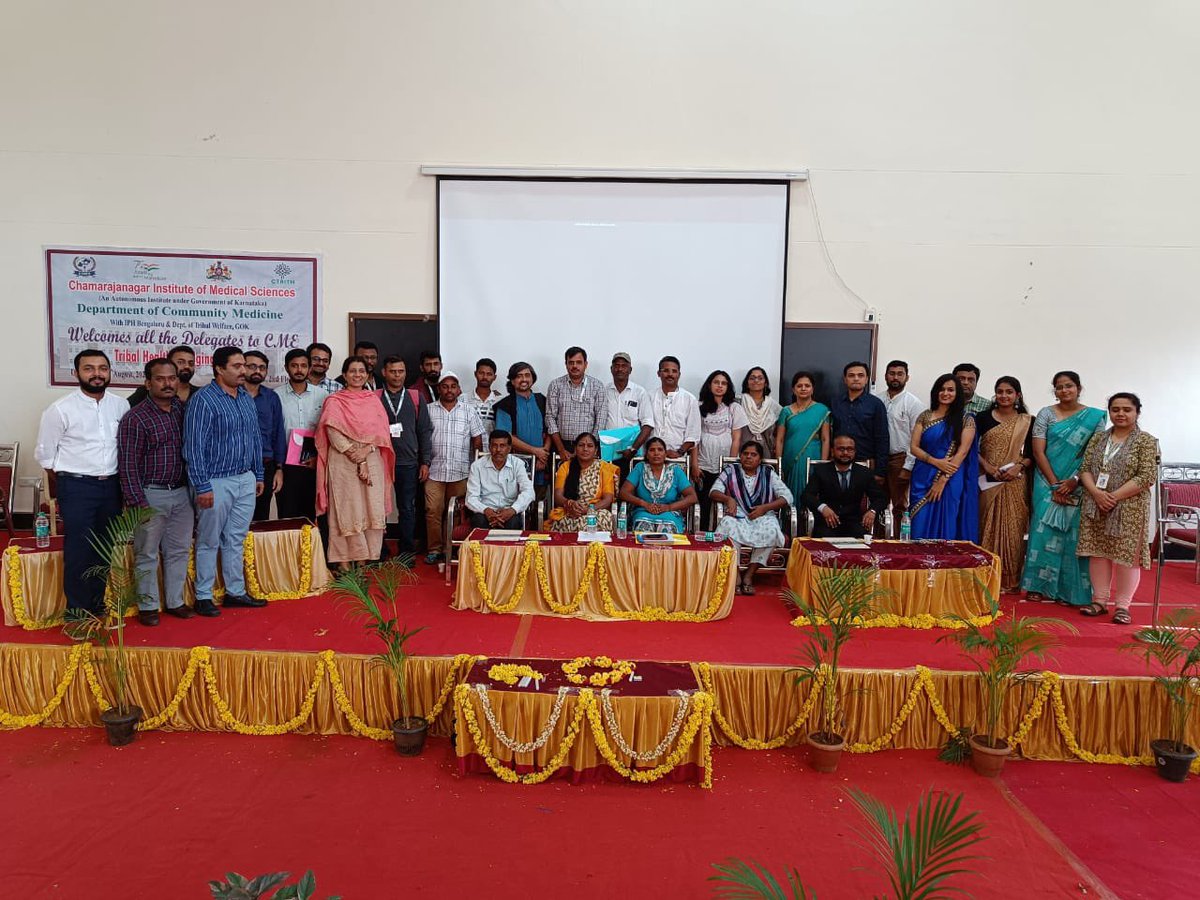 Chamarajanagar Institute of Medical Sciences begins Tribal Health Cell with today’s CME on Adivasi health; Vibrant participation from state & district forest-based Adivasi Sanghas Thanks to GoK tribal welfare dept, CIMS & delegates from med colleges who joined