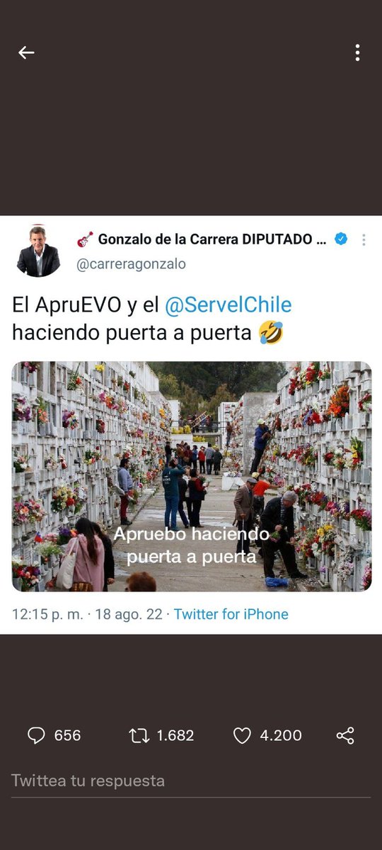 mauricio_weibel's tweet photo. Este tipo de discurso muestran la importancia de sancionar los discursos de odio, para resguardar la democracia 

Glorifican los asesinatos y las torturas. Se burlan de los deudos

Por favor, JAMÁS, voten como alguien así https://t.co/SoQ02KPxr2
