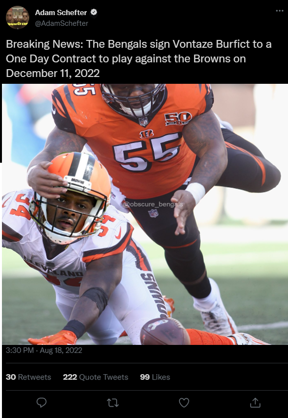 obscure_bengals's tweet photo. #BringBackBurfict https://t.co/Z1lL8VcpF2
