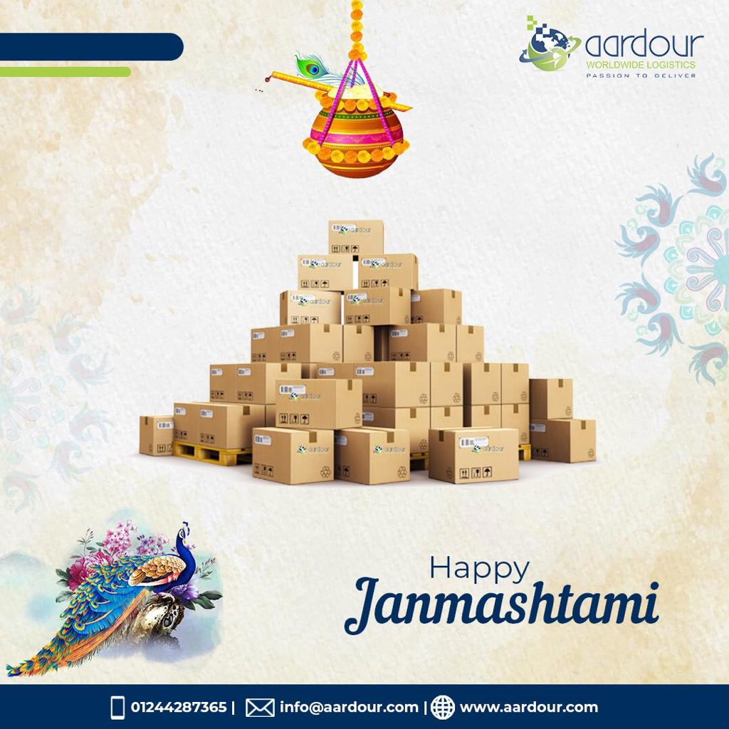 May the blessings of Krishna fill your life with good health, peace, and happiness. Aardour Worldwide logistics wishes everyone a Happy Janmashtami.

#happyjanmashtami  #Janmashtami2022 #krishnajanmashtami #lordkrishna #Indianfestivals #Aardourworldwidelogistics #Aardourlogistics