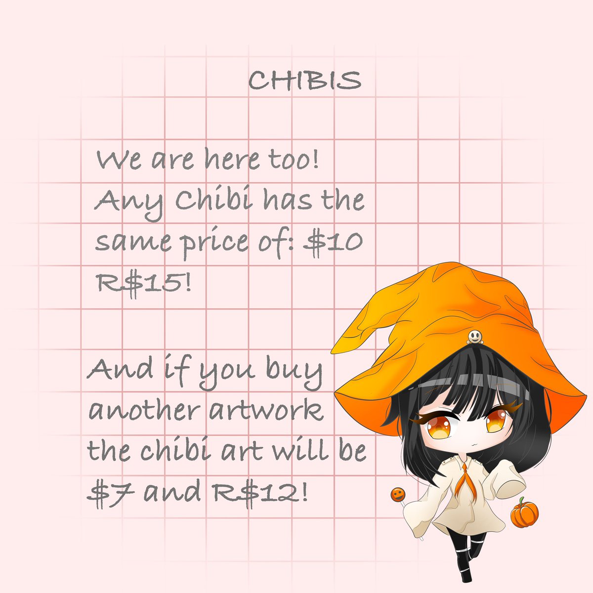 Hey! This is my new Commission Sheet! If you’re interested in anime style Chibi style you can commission here!💖

#art #artshare #artmoots #commissionsopen #Commission #commissions