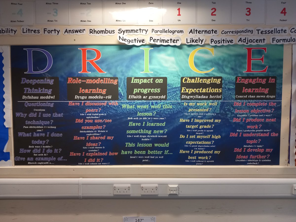 More displays went up today including our new DRICE display in some classrooms
