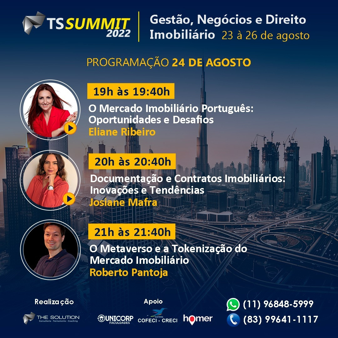 UnicorpF's tweet photo. 🚨 Começou O TS SUMMIT 2022- GESTÃO, NEGÓCIOS E DIREITO IMOBILIÁRIO!

🔔A... https://t.co/DGZsdqrPIw https://t.co/AyaDhoJ2eW
