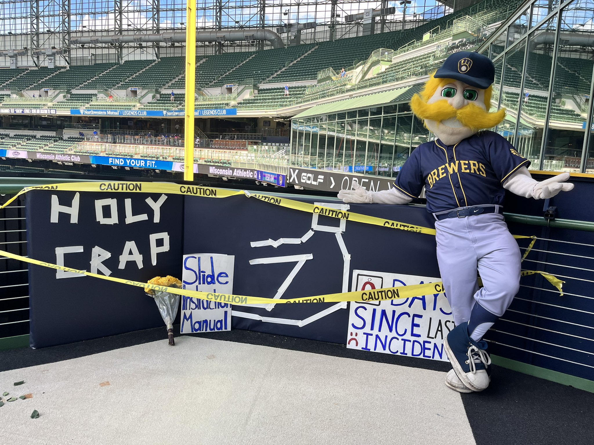 Bernie Brewer on Twitter "Next time how about we leave it to the