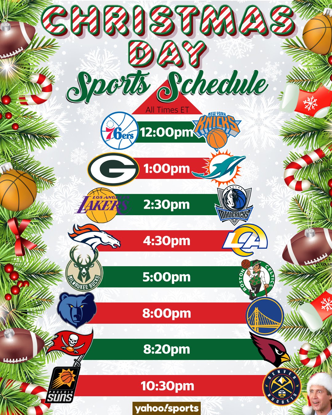 nfl games on christmas day