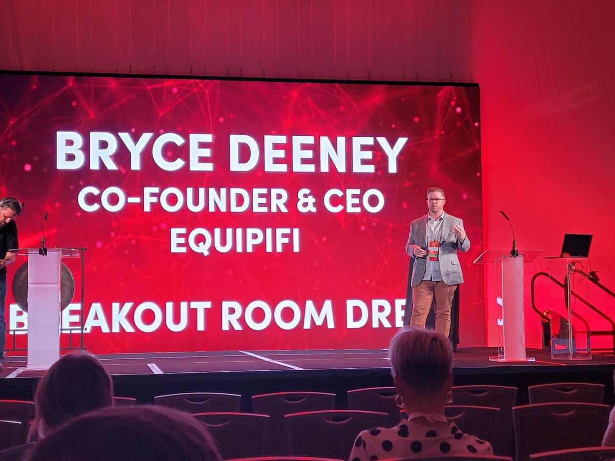 equipifi's tweet photo. A wise man once said, "You can't stop #consumers from using #BNPL, but you can help them make smarter choices." Thanks for the opportunity for @equipifi to share our solution on the #VenCent2022 stage! @FISGlobal @VentureCenter @deeney_bryce https://t.co/Pt7baF9ZCk