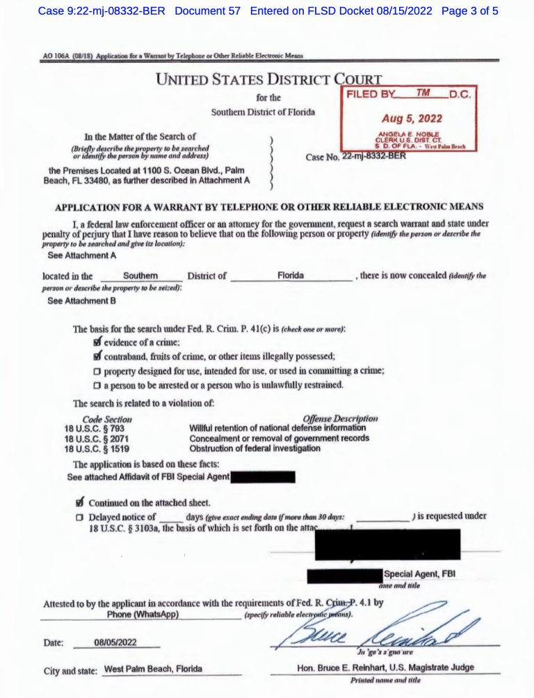 Read more about the article MORE: With DOJ’s blessing, Judge Reinhart has also unsealed a handful of documen