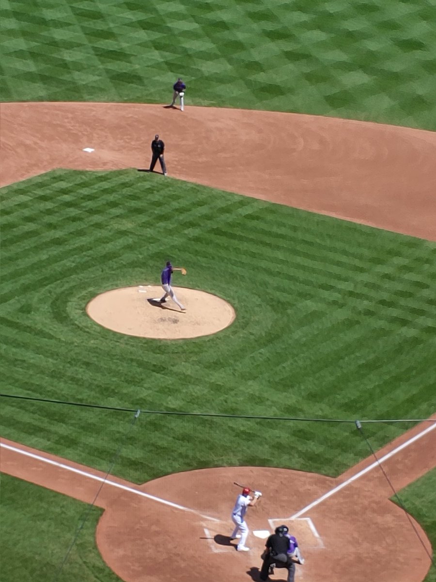 StanMorrisPJS's tweet image. Seconds before Albert hit a Grand Slam. Looked down to hit record to video at bat when I missed the crack of the bat. Still got to see No. 690 fly out
