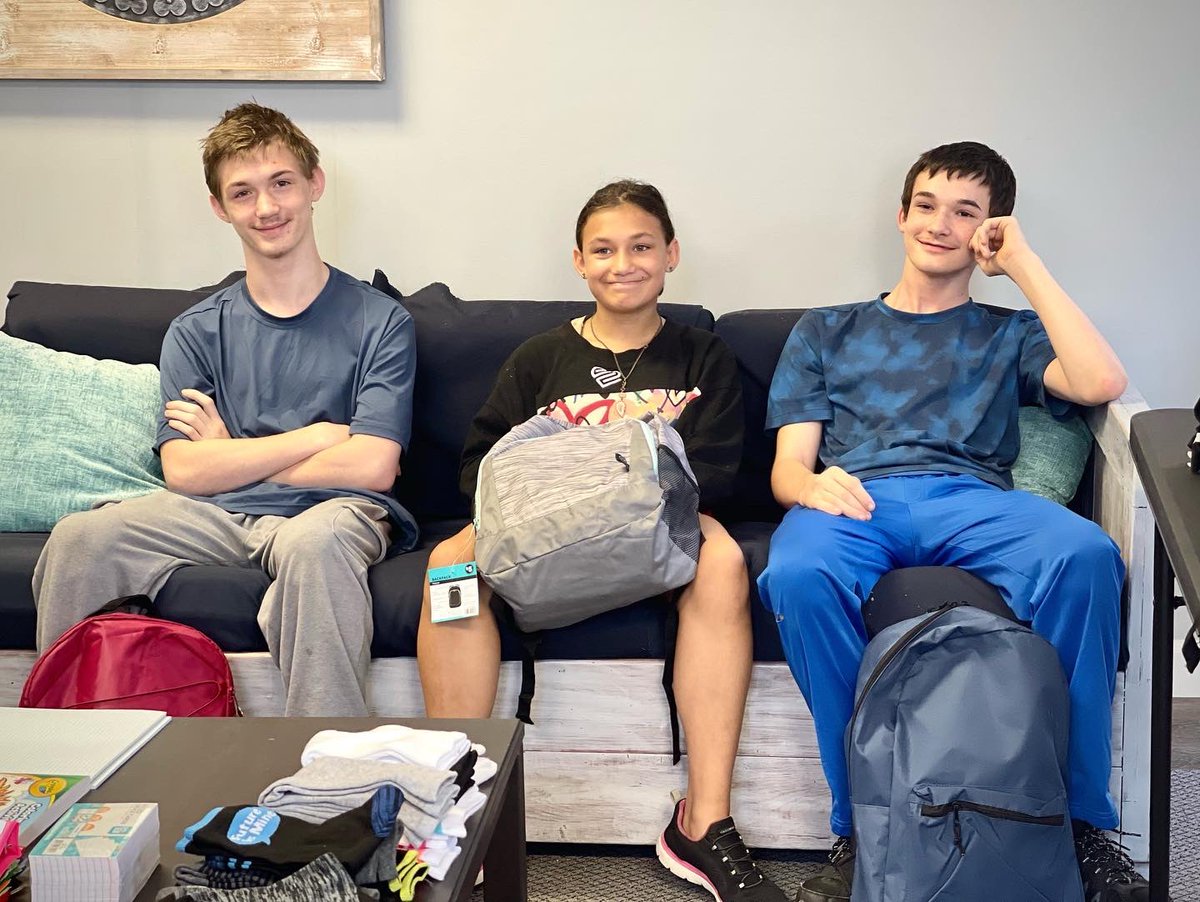 We have a total of 14 middle/high school backpacks left at our Gloucester office! We are COMPLETELY out of elementary school backpacks but we still have plenty of hygiene kits, crayons and other supplies! Stop by and grab some goodies!