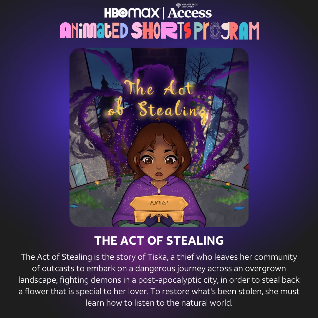 WBDAccess's tweet photo. Learn more about Caeleigh & Keara's short film, The Act of Stealing, and the story behind it.
@HBOMax @WBDAccessCan @imagineNATIVE
#Indigiqueer #TwoSpirit #Fantasy #HBOMaxAnimatedShortsProgram #PrimetimeAnimation #WarnerBrosDiscovery #WBD #WBDAccess #WBDAccessCanada https://t.co/9OcvRrzU3w