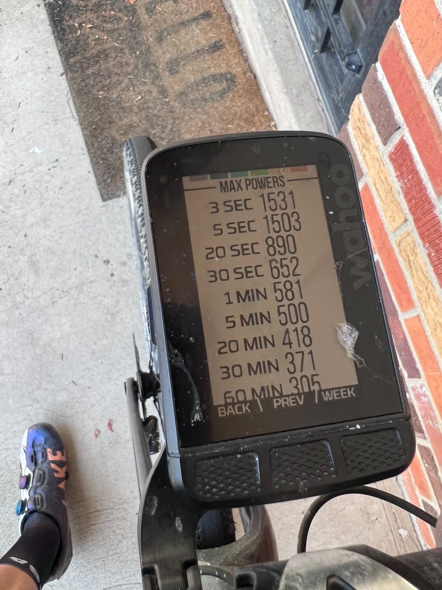 Croom’s max power numbers…yet some how <a href="/MrAdamX/">MrAdamX</a> &amp; I still somehow pretend we’re faster than him. 

Sorry, <a href="/coffeevanpod/">Coffee & Van Chats</a> 😂