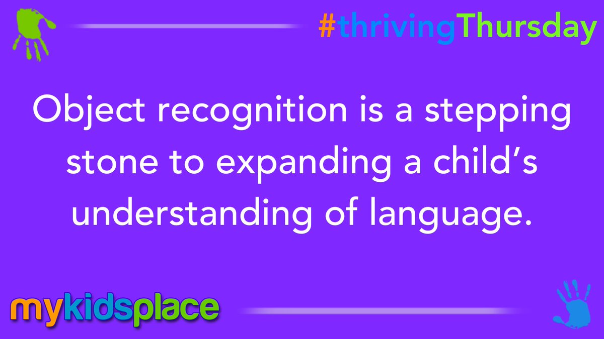 mykidsplace_ot's tweet image. This #ThrivingThursday spotlights #ReceptiveLanguage! Presenting or pointing to objects while naming them sets the stage for an awesome #vocabulary once a child starts communicating. If your child struggles with object recognition reach out to our #SLPs, we’d love to #help!
#MKP
