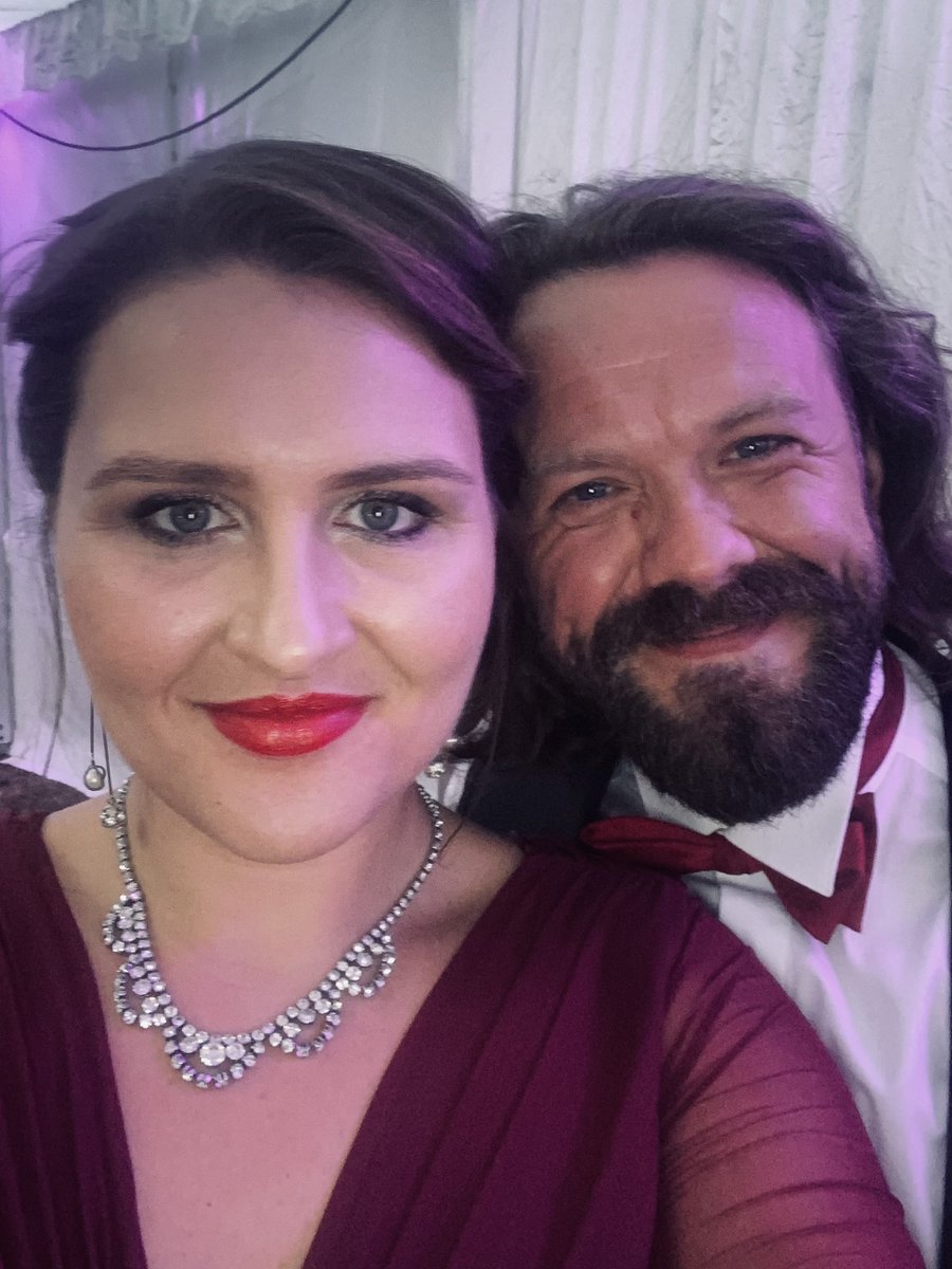 Reunited with my @operahollandpk scene partner @RoryMusgrave at tonight’s @WightProms Isle of Opera gala. Excited to sing our Onegin final duet again!