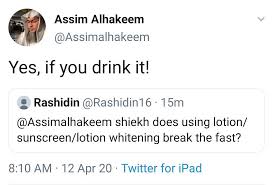 Funny replies by Sheikh Asim Alhakeem 😅