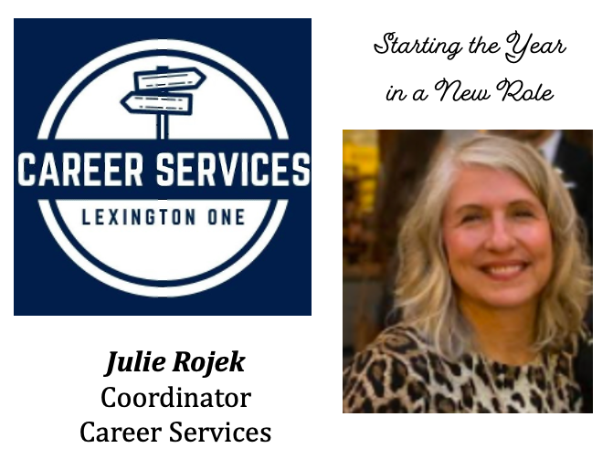 Starting the year in a new role, Julie is the Coordinator of Career Services. #careerspecialists