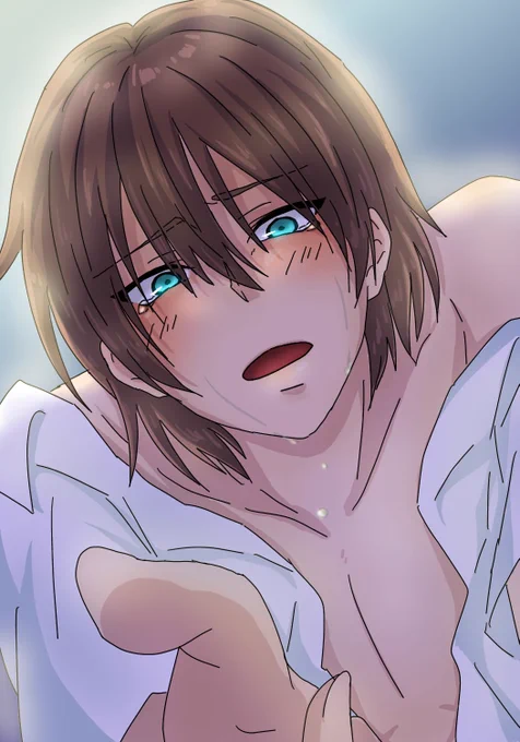 「僕はそれでも君のことが大好きだよ」またしても素敵プラスのヤンデレ不二先輩描かせて頂きました!ヤンデレっていいな肌色注意 #tnprプラス #テニプリプラス  