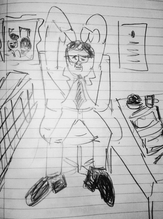 eaglehobo's tweet photo. @juliettemm @jeremy_gans @HighCourtofAus #barristercrayg “Das rite” #qldlaw #auslaw #dasrite #feelthereals #lawyercavepaintings #brisbane #georgestreet https://t.co/qxwoS82FtH