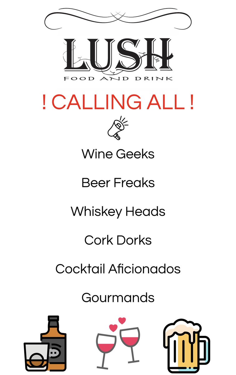 COME WORK @ LUSH! Learn and enjoy wine and spirits and food and more! Email your CV to our GM Adam at adam@lushfoodanddrink.com #chicago #chicagojobs #winebar #chicagofood