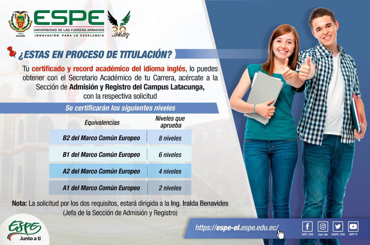 📌Titulación 📌#YoSoyESPE