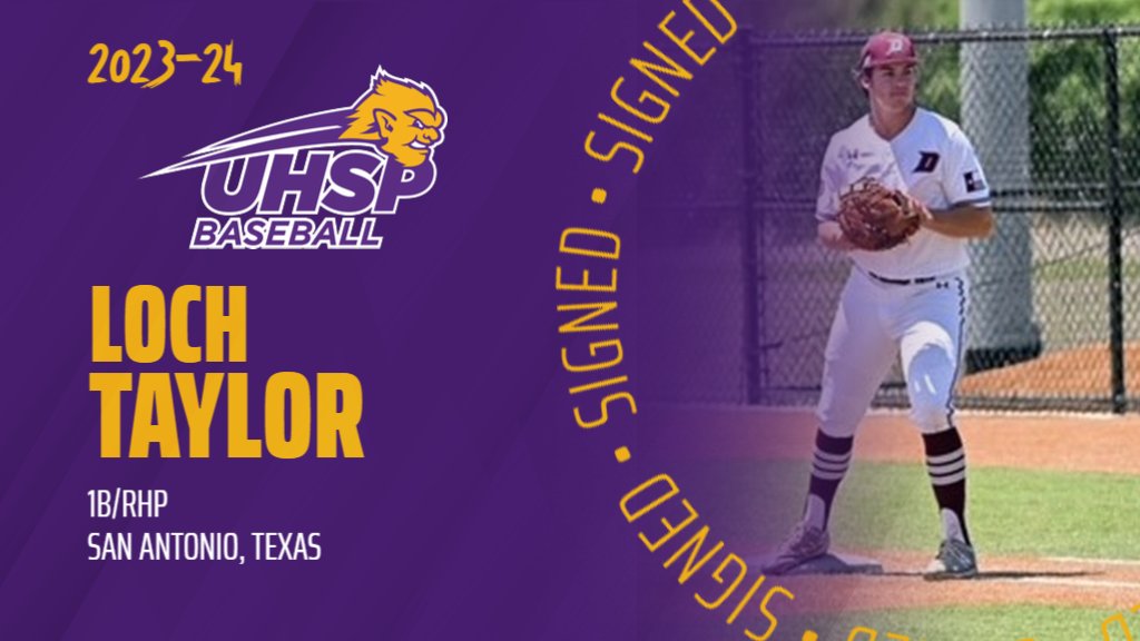 UHSPEutectics's tweet photo. UHSP Baseball has signed Loch Taylor, of San Antonio, Texas, for 2023-24!! https://t.co/6EsIlDOSCr #EutsBaseball #UHSPAthletics #WelcomeToUHSP @UHSPBaseball @Loch21467215 https://t.co/zZpW3UZo3L