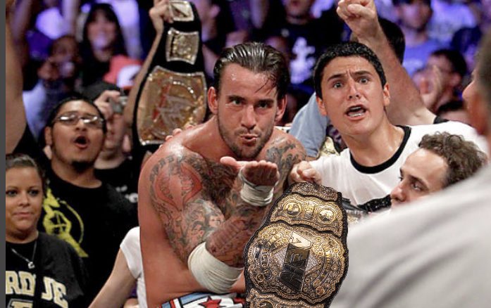 MenWrest's tweet photo. CM Punk is about to run it back. 😂 https://t.co/0UJSdnerJt