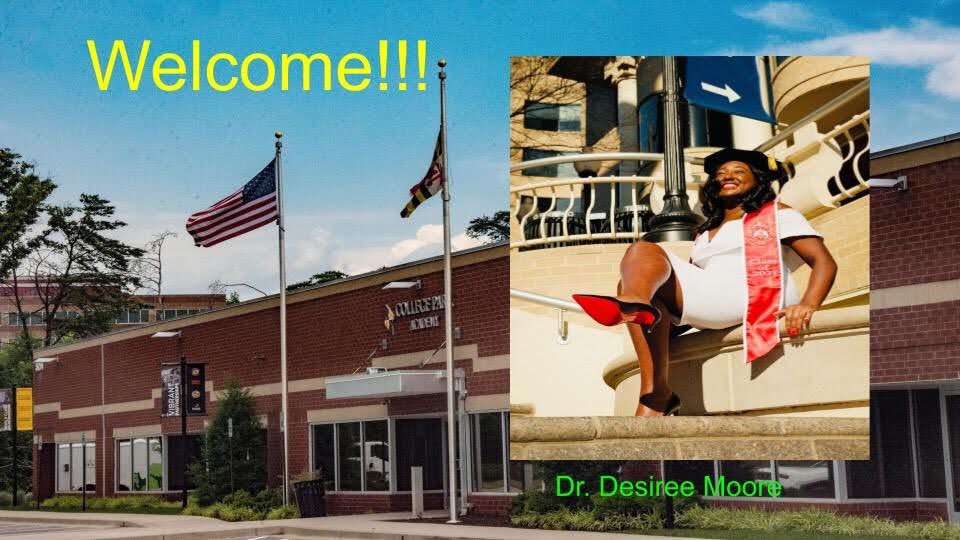 CPACommunity's tweet photo. Welcome Dr. Moore as our new middle school Professional School Counselor! @Charter_PGCPS @pgcps @CPAMiddleSchool @CPA_HighSchool #PhoenixRISE23 https://t.co/m0USHWGbk1