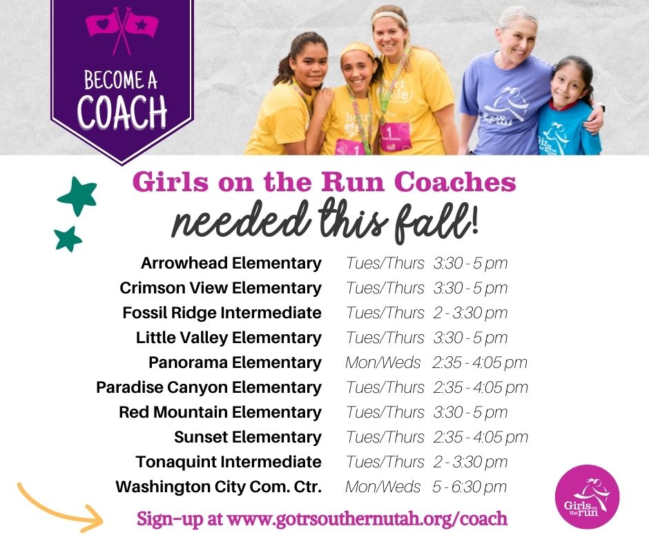 GOTR_SouthernUT's tweet photo. 📣 Calling all VOLUNTEERS! Our fall program is in need of coaches. If you have a passion to help girls learn, grow and build self-confidence then join us this season! Program begins August 29 - November 12.

To learn more and apply visit, https://t.co/M2F9FDPfSL https://t.co/iW803I7WJk
