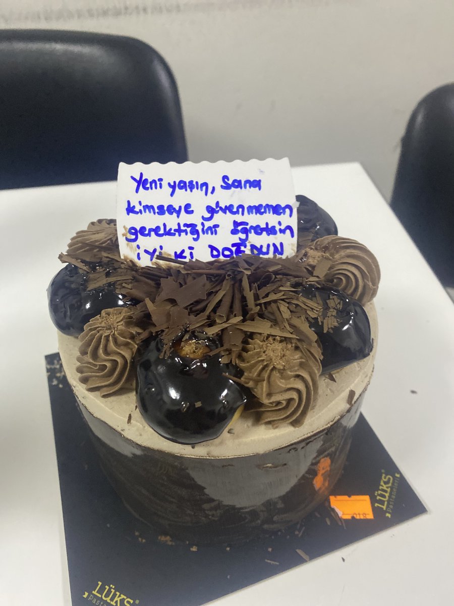 Pastama yazılan nota bakın arkadaşlar daha ne söylenir ki ..