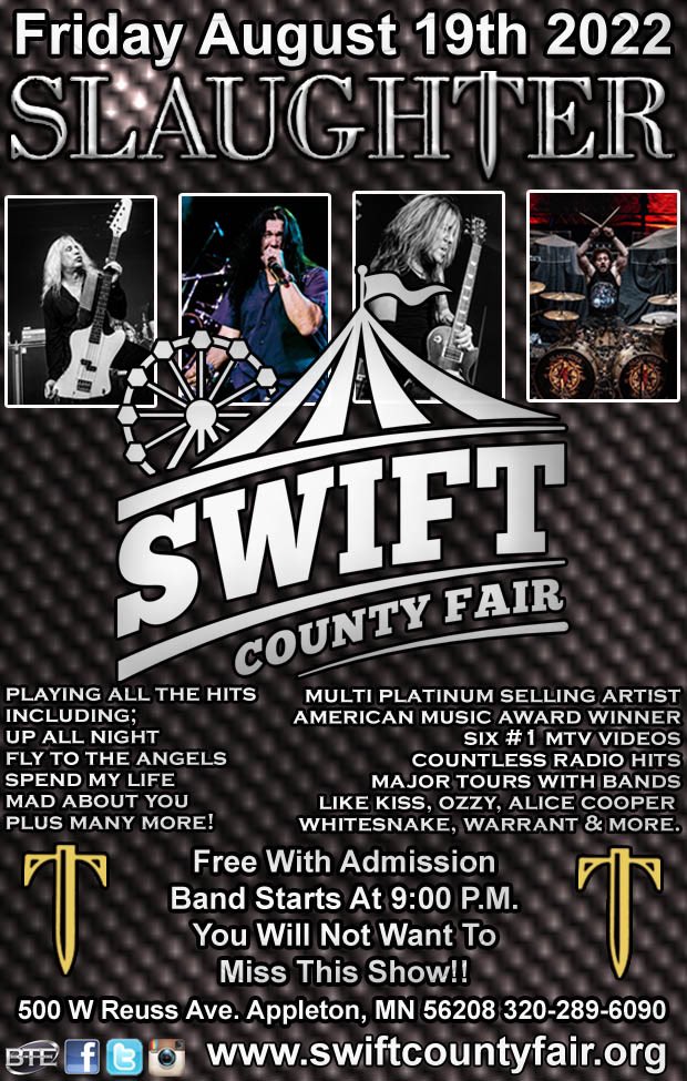 Mark Slaughter (@markslaughter33) on Twitter photo Concert Reminder
When: Tomorrow Friday August 19th 2022
Where: Appleton, I MN
<a href="/SwiftCountyFair/">Swift County Fair</a>
#MarkSlaughter #Slaughter #UpAllNight #FlyToTheAngels #MadAboutYou #ErnieBallStrings #PickGuyGuitarPicks #CarlinoGuitars #FuTone #MorleyPedals #PariahPickups
#KemperAmps
#GodinGuitars Concert Reminder
When: Tomorrow Friday August 19th 2022
Where: Appleton, I MN
<a href="/SwiftCountyFair/">Swift County Fair</a>
#MarkSlaughter #Slaughter #UpAllNight #FlyToTheAngels #MadAboutYou #ErnieBallStrings #PickGuyGuitarPicks #CarlinoGuitars #FuTone #MorleyPedals #PariahPickups
#KemperAmps
#GodinGuitars