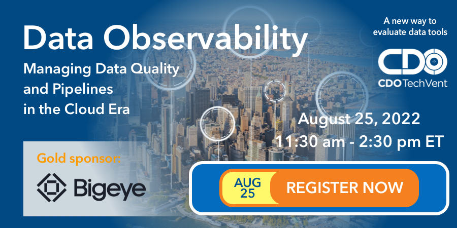 Bigeyedata's tweet photo. 🎟 We're excited to be sponsoring the #CDOTechVent by @EckersonGroup next week! Be sure to register and join us for a day of all things #DataObservability.

Sign up now 👉 https://t.co/Fz33OYntu2

#TechVent #CDOTechVent #producttowatch #ChiefDataOfficer #dataleaders https://t.co/oOGlDUbhb2