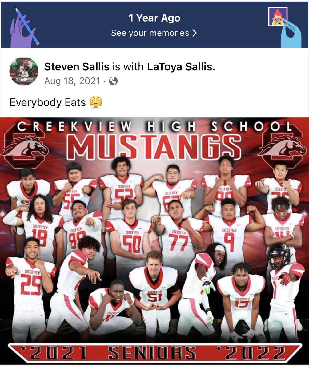 8 of these men are at a university right now playing ball. 3 more will join them by the end of the year
#Fast <a href="/WarHorseNation/">#WarHorse FB</a> 
<a href="/Castillo_Ac/">Tonycastillo</a>
<a href="/JordynCrain/">Jordyn Crain</a> <a href="/Jackn_51/">Jack Nelson</a> <a href="/LilzayEvans/">Isaiah “Hoppy” Evans</a> <a href="/darianls15/">Darian Radford</a> <a href="/Treywooten2022/">Trey</a> 
<a href="/GarrettPalacio/">Garrett Palacio</a> <a href="/SeanSallis10/">Sean Sallis</a> <a href="/AndreGraydonJr/">Andre Graydon Jr</a> <a href="/jeffrey_shavers/">Jeffrey C. Shavers</a> <a href="/A_Chilton1/">Alexander Chilton</a>