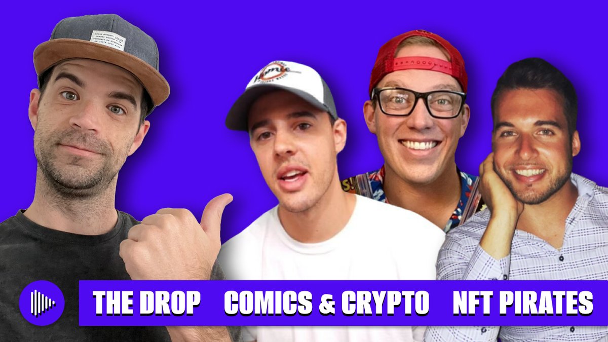 🚨 1 Hour 🚨

So pumped to kick off the podcast with <a href="/ComicsandCrypto/">Comics & Crypto l $COLLECT</a>, <a href="/nft_pirates/">NFT_Pirates</a>, and <a href="/thedropryan/">OG veve community manager</a>!

This video is packed with amazing discussions and I can't wait for you to check it out!

youtube.com/watch?v=lJt21I…

#NFT #Podcast #VeVecollectibles #VeVeFam