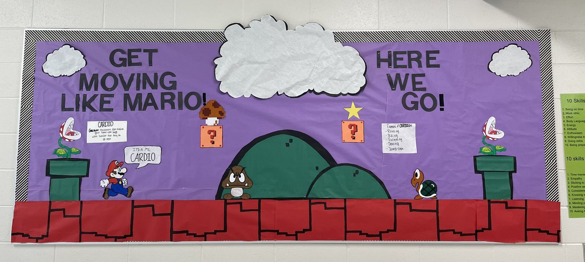 Thanks <a href="/K_OConnor2023/">Katie O’Connor</a> for the awesome bulletin board. Our students are going to love it <a href="/WESBearTracks/">Woodbrook Elementary</a> #WESBearTracksPE <a href="/llutz42/">Lynda Lutz</a>