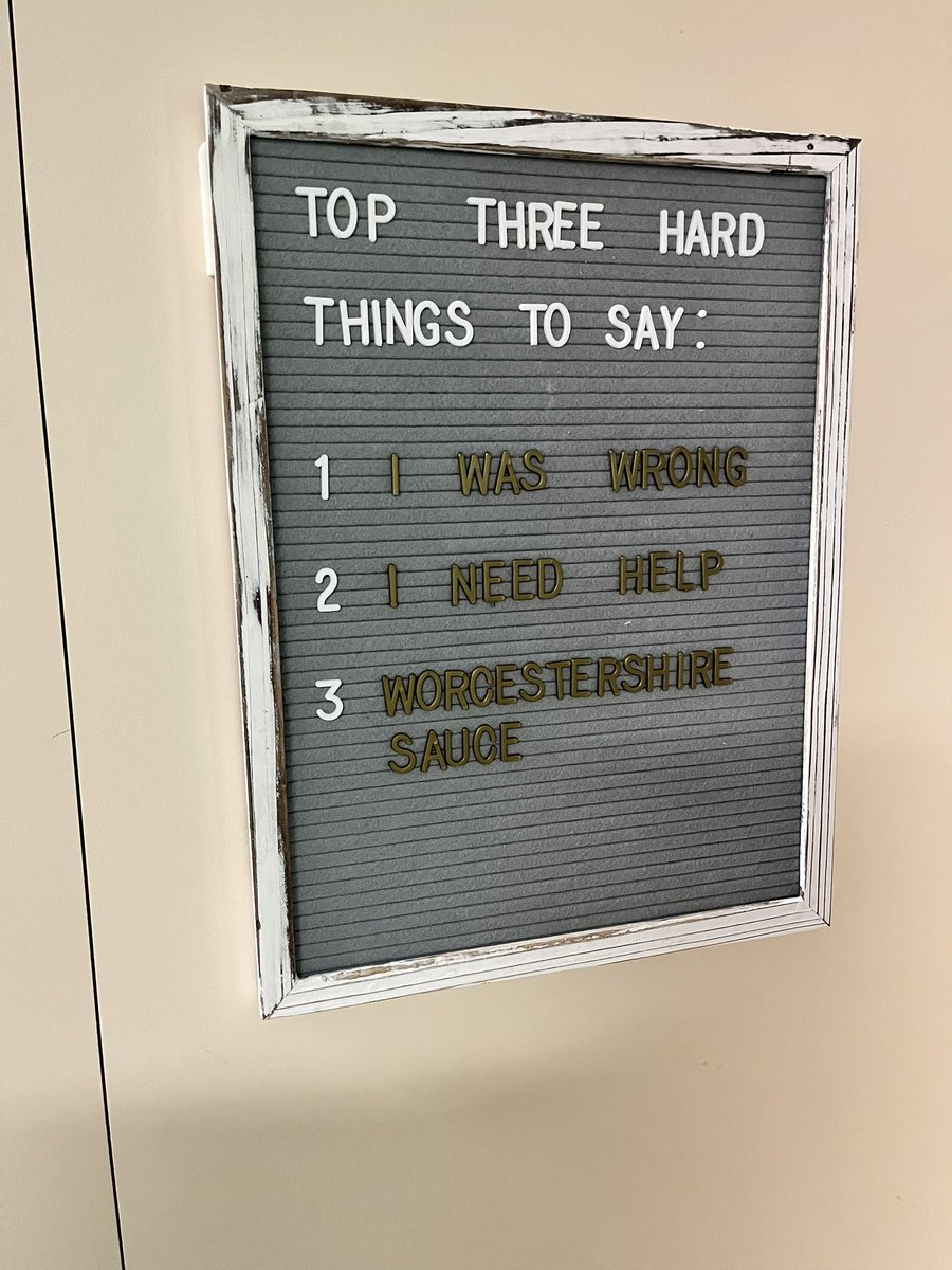 Great sign outside Mr. Storgaard’s classroom 😂