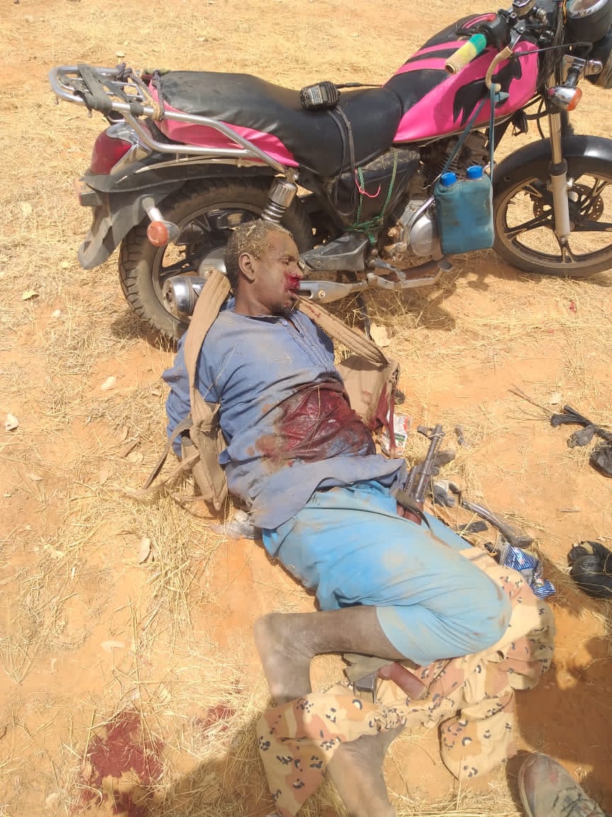 Google_12point7's tweet photo. Another major harvest as Clearance ops around Jibia, Katsina state sends 13 bandit terrorists to early grave. https://t.co/tg81CvlANG