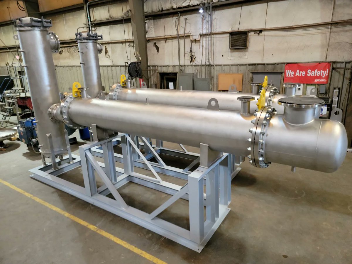 Bendeltanks's tweet photo. #Project update! We recently delivered / installed some major pieces of equipment at ESI’s Foothills #RNG Facility project in NC: (2) Skid units: Stage 2 Dehydration #HeatExchanger / #KnockoutDrum.
https://t.co/6mILBTyYEh #ESI
https://t.co/DizLMxVGeb #bendeltank
#energy #biogas https://t.co/qKm9Z9mbdp