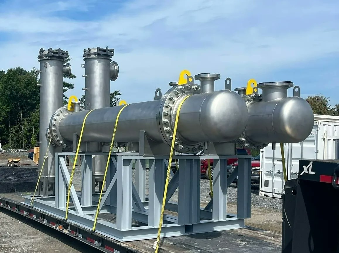 Bendeltanks's tweet photo. #Project update! We recently delivered / installed some major pieces of equipment at ESI’s Foothills #RNG Facility project in NC: (2) Skid units: Stage 2 Dehydration #HeatExchanger / #KnockoutDrum.
https://t.co/6mILBTyYEh #ESI
https://t.co/DizLMxVGeb #bendeltank
#energy #biogas https://t.co/qKm9Z9mbdp