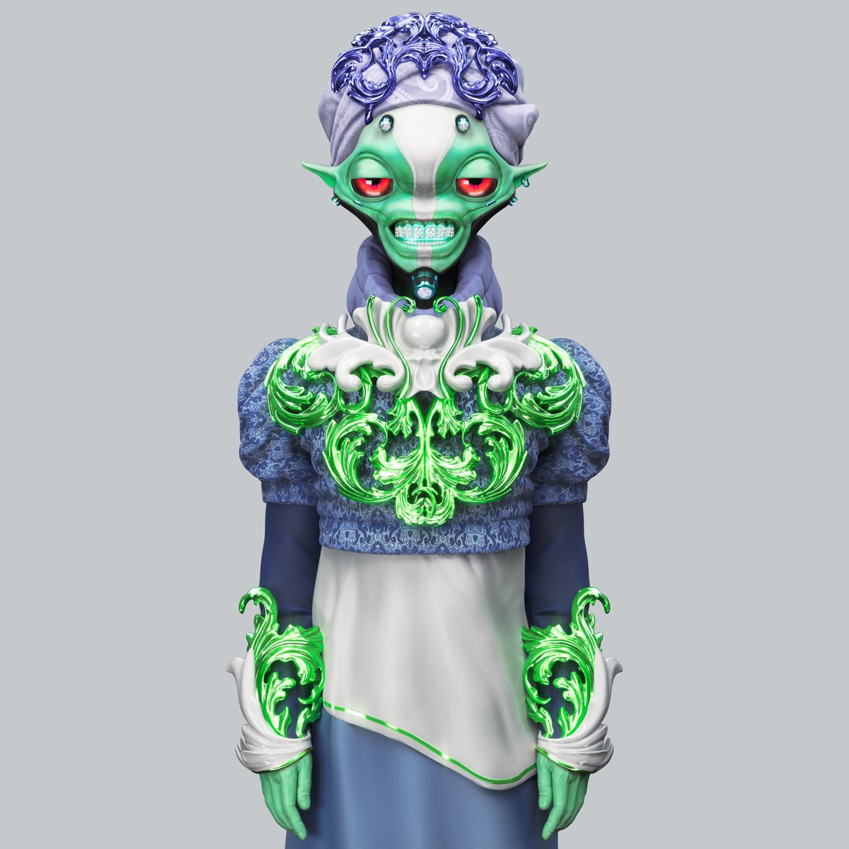 AlphaAliensClub's tweet photo. The Elgri - our Noble - awaits you 👽 Join us 👽 https://t.co/4BgA2CALO3 https://t.co/icFZua3ODP