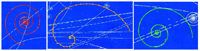 WolframResearch's tweet photo. Spin a Lorentz force lecture into a computational experiment with Syed Waqar Ahmed's #WSS22 project! See how to create an educational exploration around studying the spirals formed by particles in a bubble chamber: https://t.co/a5NwKB2JTM https://t.co/IqIcKwlxXx