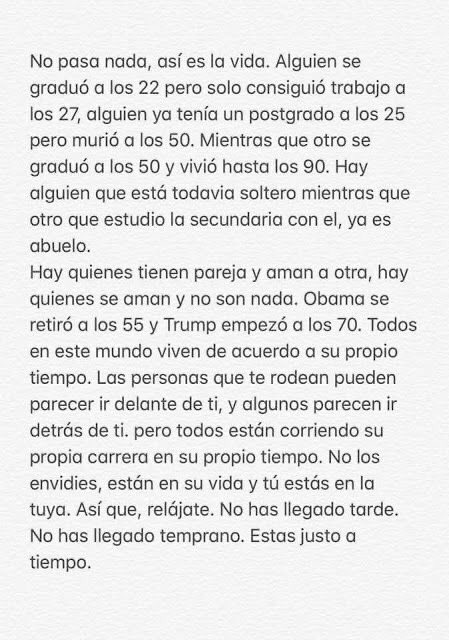 cronopiatw's tweet photo. 👇👏todos vamos a nuestros tiempos y hay que respetarlos https://t.co/RJsRCTDzJl