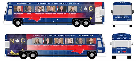 juleeforjudge's tweet image. ✅ Do you want constitutional conservative judges in NC? Hop on the bus! Visit winthecourts.com to learn more! #juleeforjudge