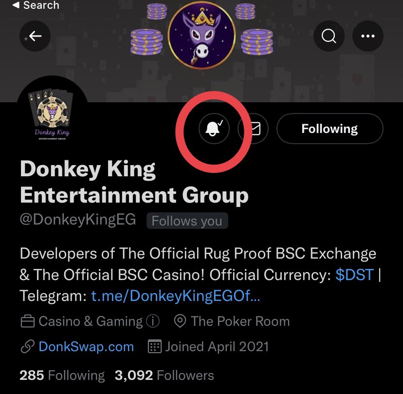 DonkeyKingEG's tweet photo. Happy Thursday #DonkNation! Please make sure you have our notifications turned on. π
#BSCGems #BSC #NFTCommunity #NFTs https://t.co/262mFiDc7e