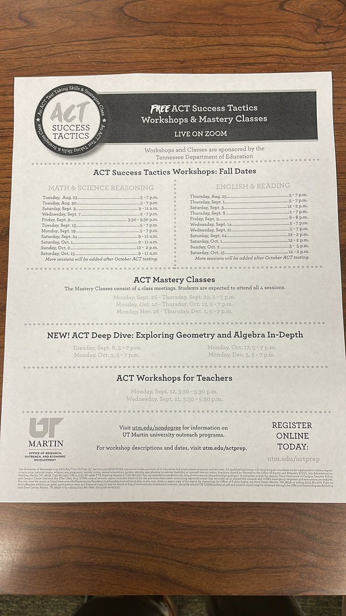 EFulghum's tweet photo. BCHS Seniors, ACT fee waivers are here, and tomorrow is the late registration deadline for the September 10th test.  All seniors are eligible for 4 waivers this year!  See flyer below for FREE ACT PREP! https://t.co/ao8aDTsXEj