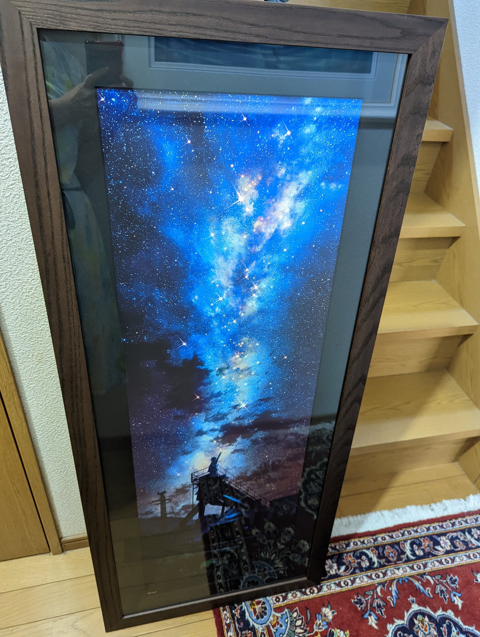 mocha 版画 星つかみ アールビバン Yahoo!オークション - mocha 「星つかみ」 アールビバン 版画