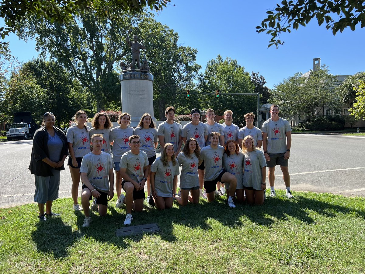 LCWicklund33's tweet photo. Fantastic day for our @SpiderAthletics @SpiderChampions leadership immersion in downtown Richmond. Shout out to @_JClarke01 for all of her hard work putting this day together! #buildingchampionsforlife https://t.co/JAMbQ4nrml