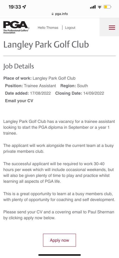 🚨Job opportunity🚨available for an aspiring golfer to join the pro shop team. Please DM for more information. <a href="/PGASouth/">PGASouth</a>