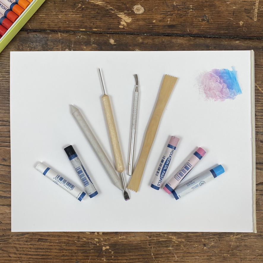 Do you work in pastels? They are affordable, easy to clean, and great for all ages. In addition, pastels can give you painting-like effects while having a drawing feel. 

Have you ever worked in pastels? What do you like or don't like about them?