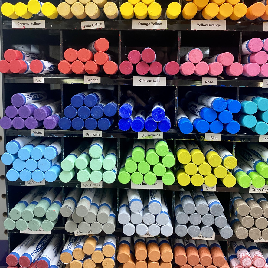 Wallacksart's tweet photo. Do you work in pastels? They are affordable, easy to clean, and great for all ages. In addition, pastels can give you painting-like effects while having a drawing feel. 

Have you ever worked in pastels? What do you like or don't like about them? https://t.co/inWQKsZP8X