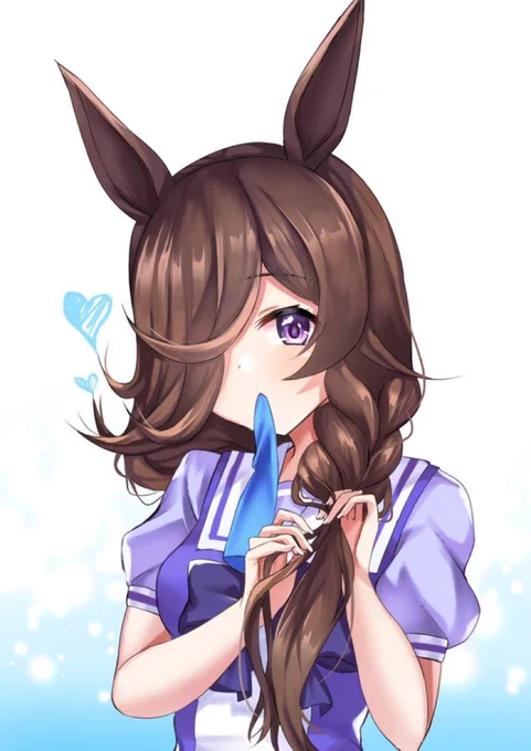 ライスちゃん多めによくウマ娘を描いてます!良かったよろしくお願いします! #夏休みはフォロワーさんが増える#ウマ娘 
