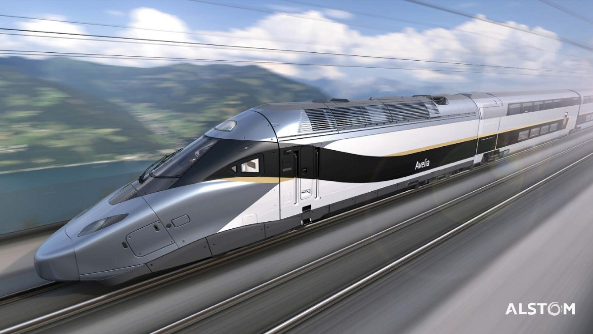 Alstom's tweet photo. We've received an order for 15 new-generation #AveliaHorizon very high-speed #trains from @SNCFVoyageurs, worth almost 590 million euro. It offers a 20% increase in passenger capacity and uses 20% less energy. Learn more: https://t.co/ESDkdayNsk https://t.co/8DduQ0oyy4